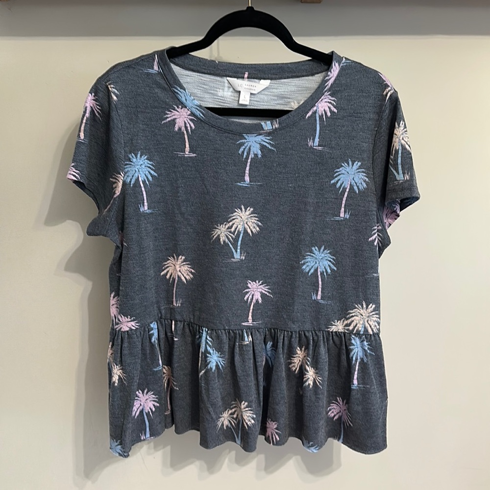 Lauren Conrad Palm Tree Tee